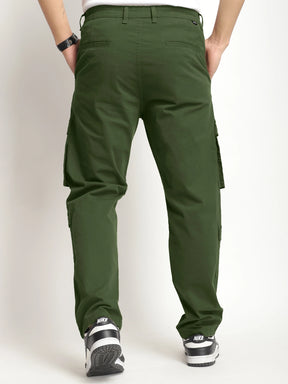 Vibe Thread Olive Green Cotton Cargo