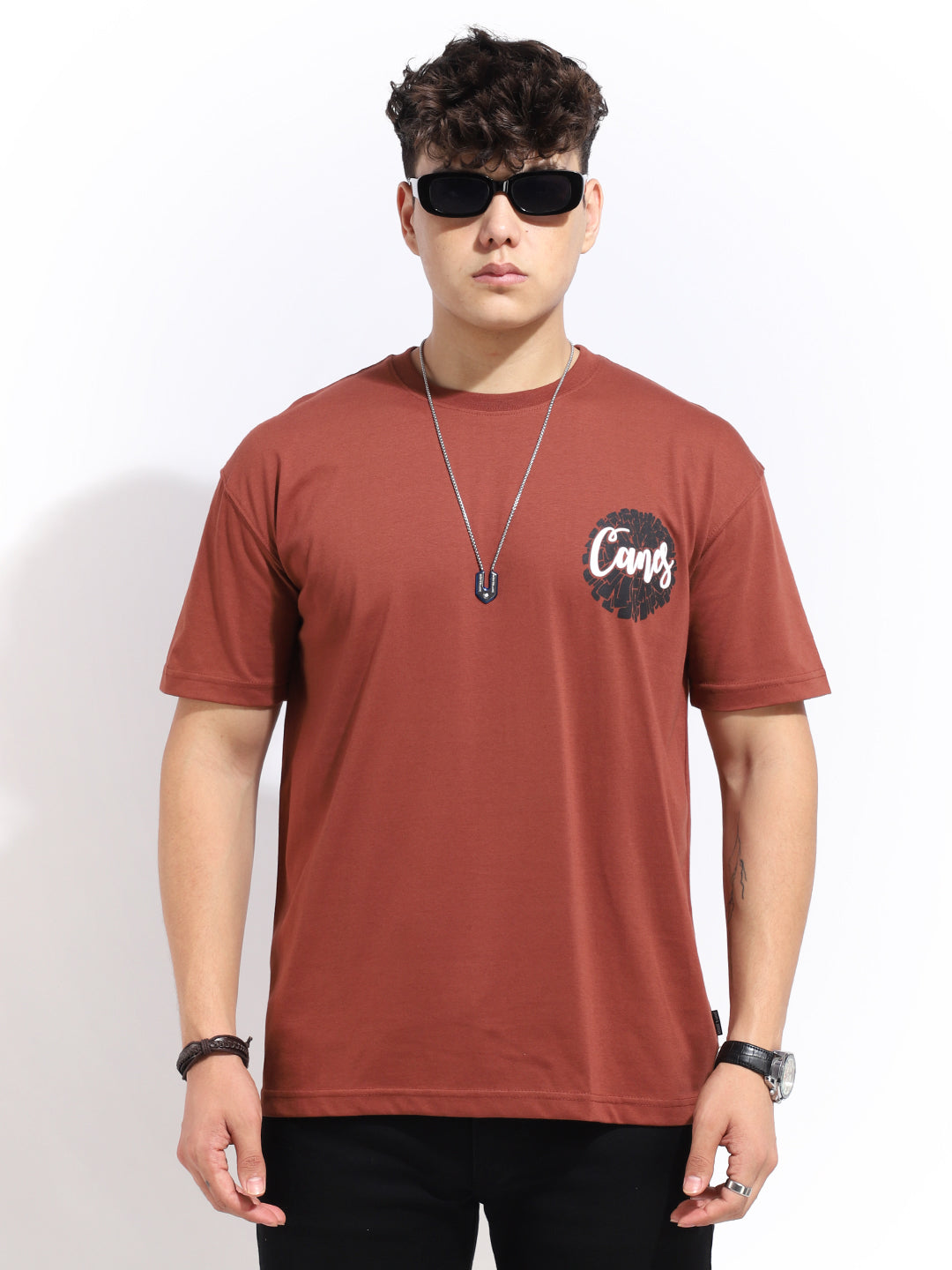 Canes Oversized Brown T-Shirt