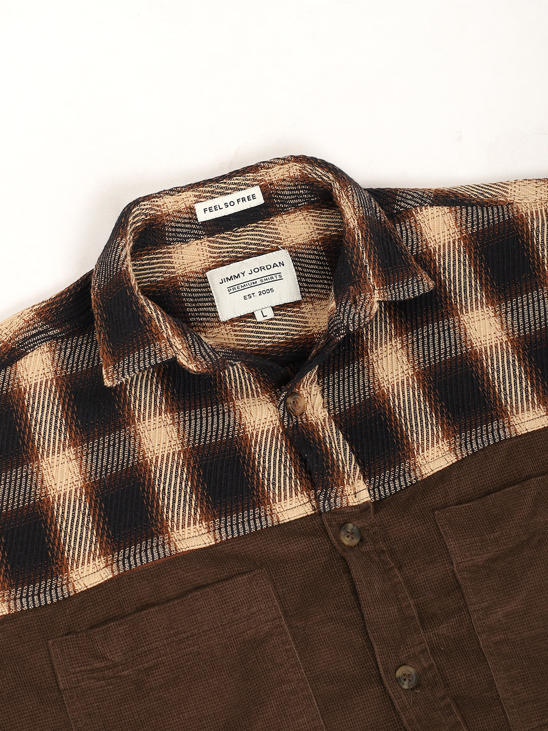 Fawn Black Check Shirt