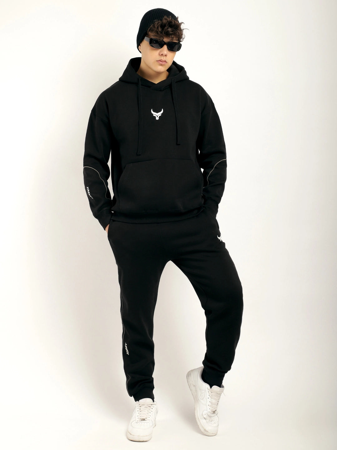 Fleece Black Tracksuit