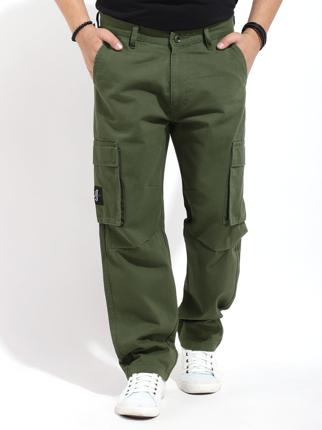 Terminator Olive Green Baggy Fit Cargo