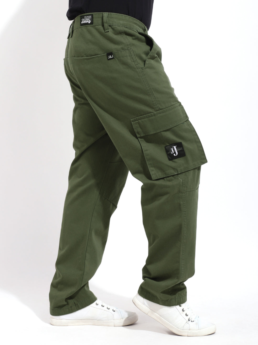 Terminator Olive Green Baggy Fit Cargo