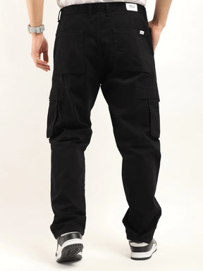 Grind Black Plus Size Cotton Cargo