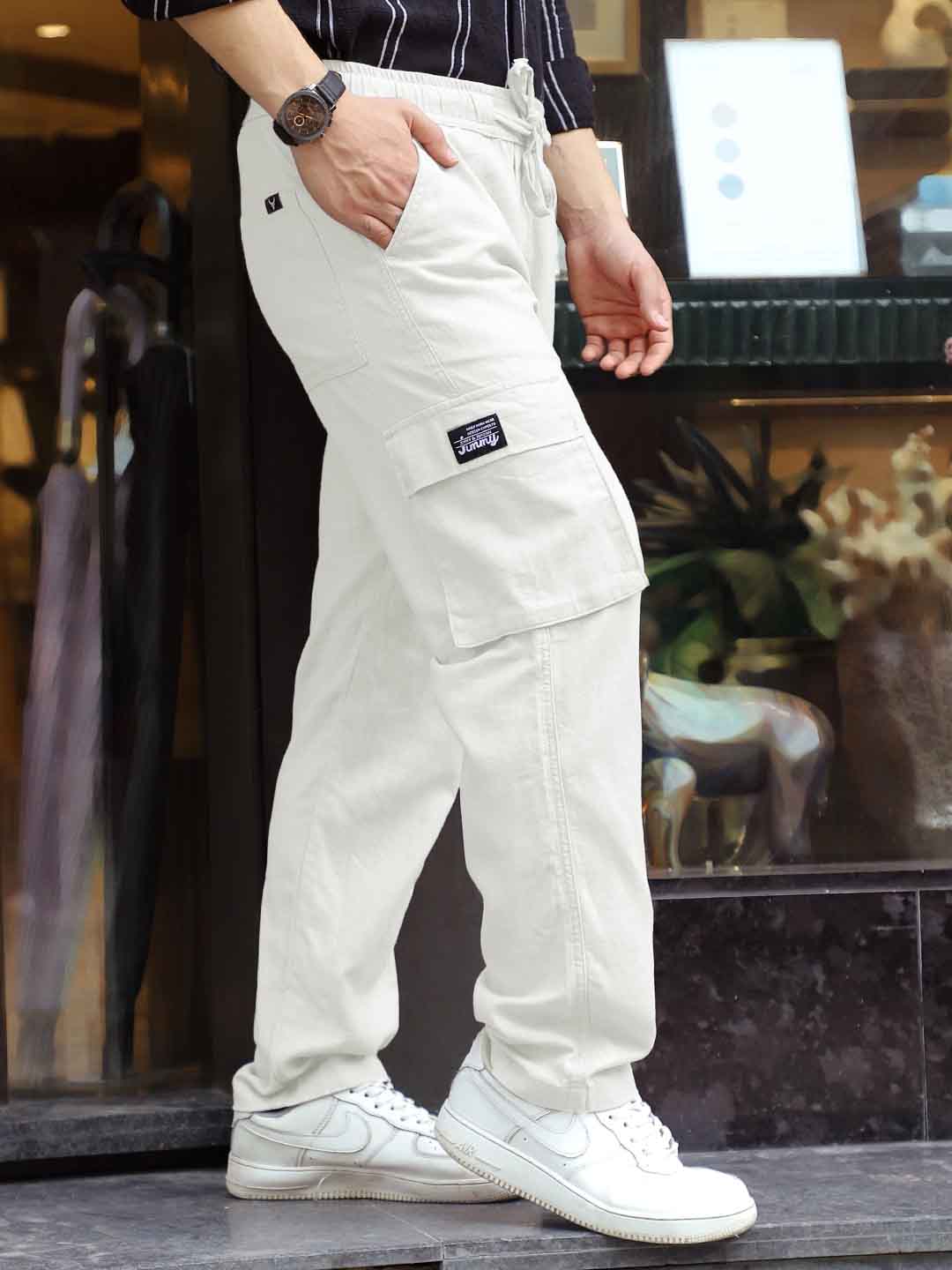 Desert White Linen Cargo