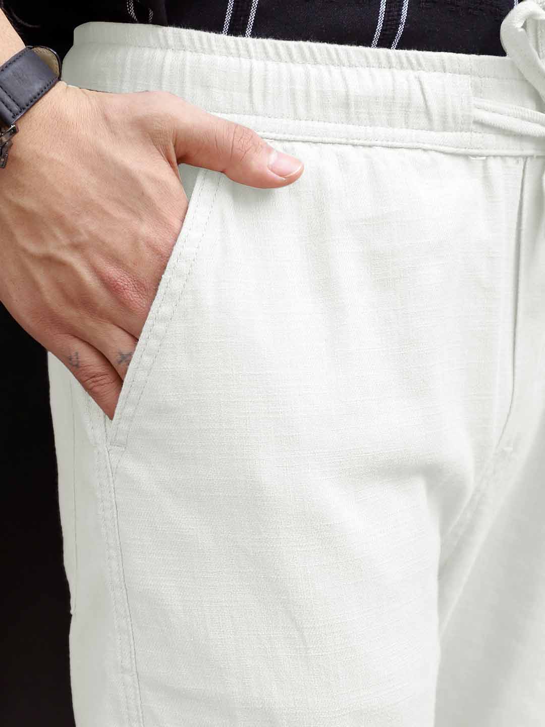 Desert White Linen Cargo