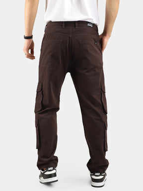 Coffee Baggy Fit Warrior Cotton Cargo