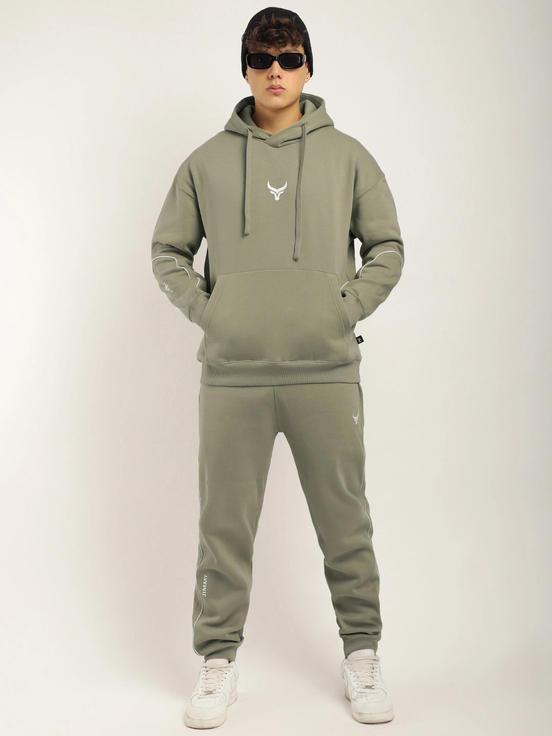 Fleece Light Green Tracksuit