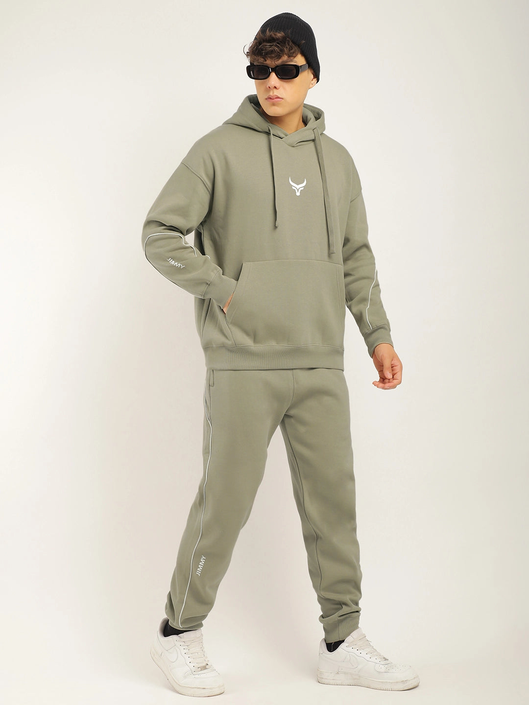Fleece Light Green Tracksuit