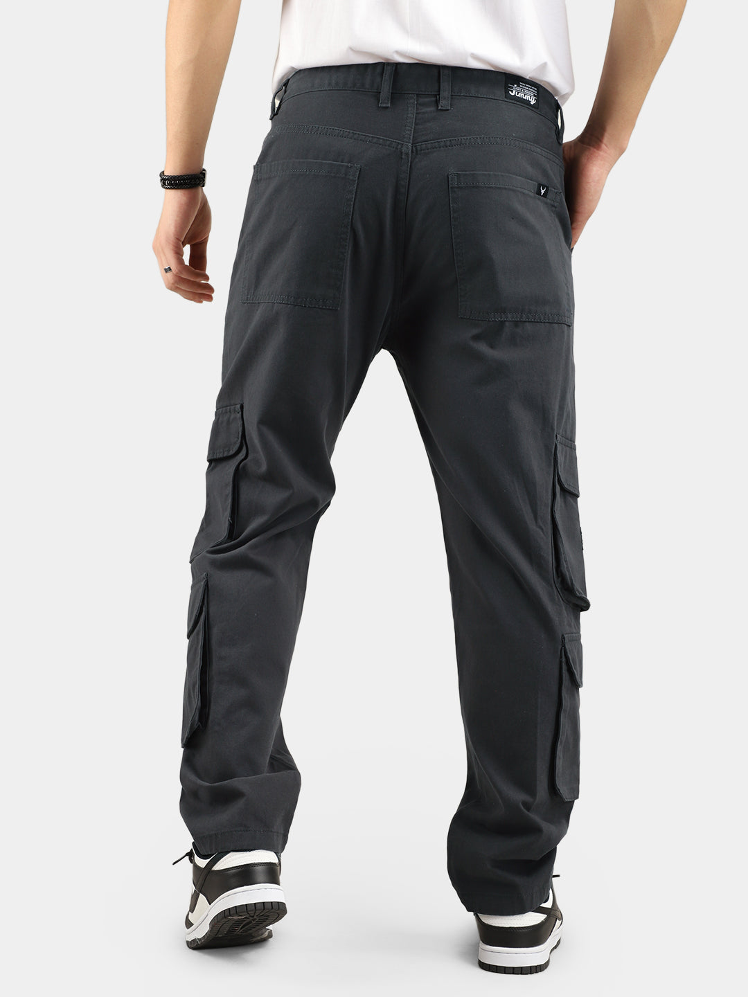 Dark Grey Baggy Fit Warrior Cargo