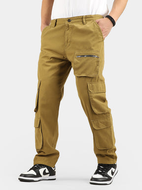 Mustard Baggy Fit Warrior Cargo