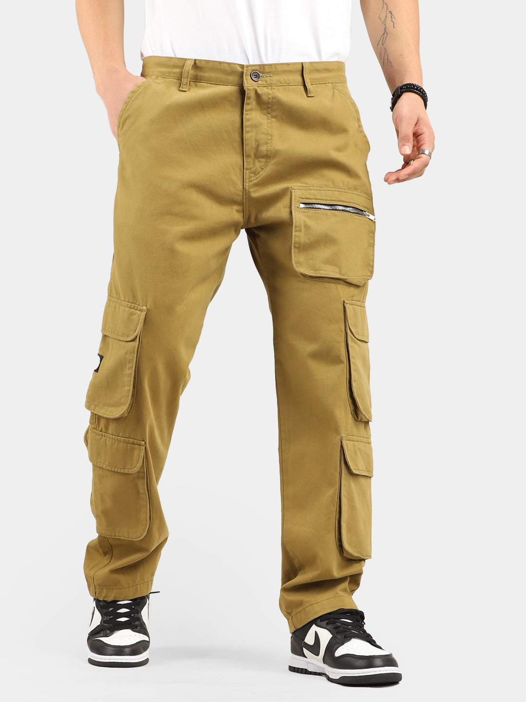 Mustard Baggy Fit Warrior Cargo