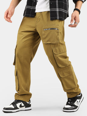 Mustard Baggy Fit Warrior Cargo