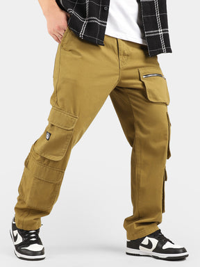 Mustard Baggy Fit Warrior Cargo