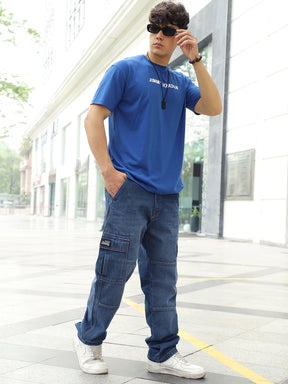 Wonder Oversized Royal Blue T-Shirt