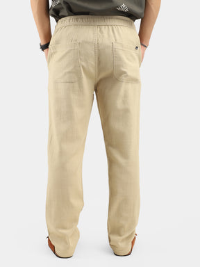 Boston Linen Dark Beige Trouser