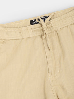 Boston Linen Dark Beige Trouser