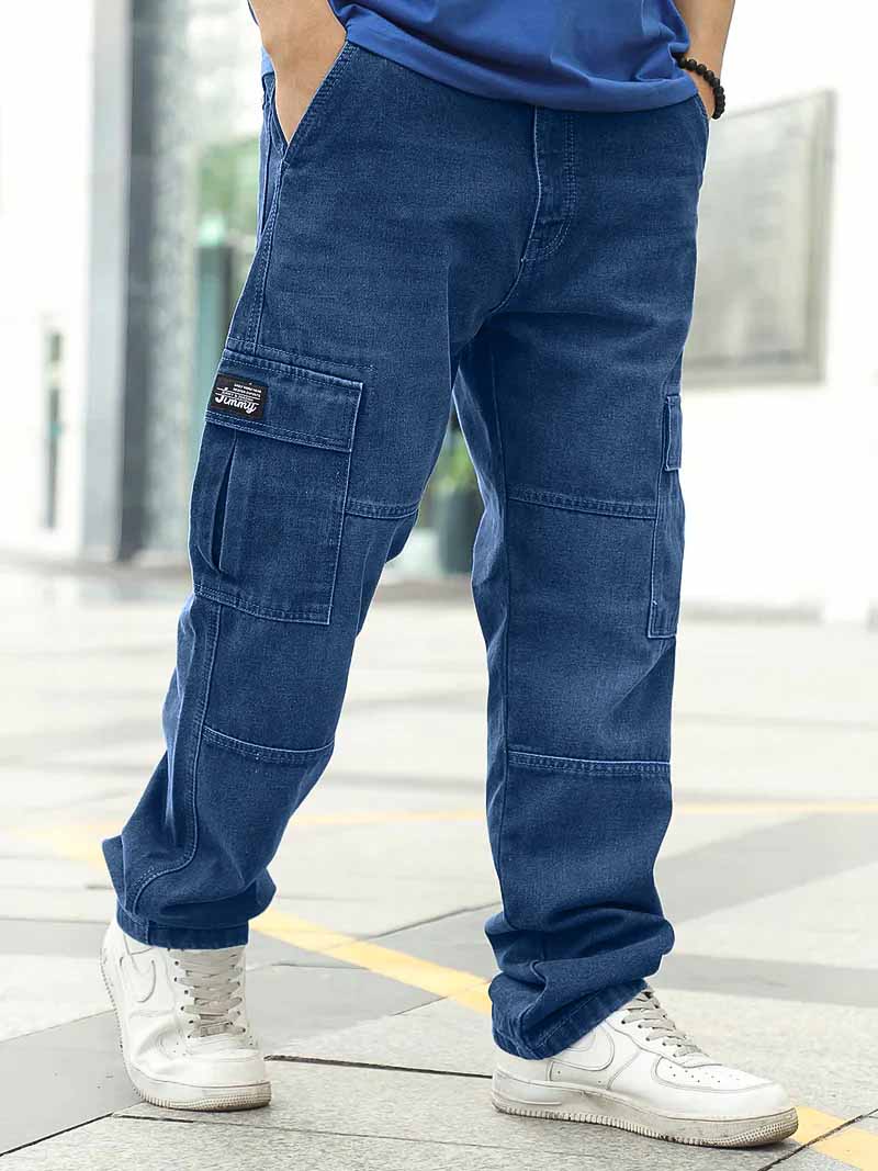 Twilight Fade Blue Denim Cargo