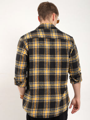 Flannel Black Check Shirt