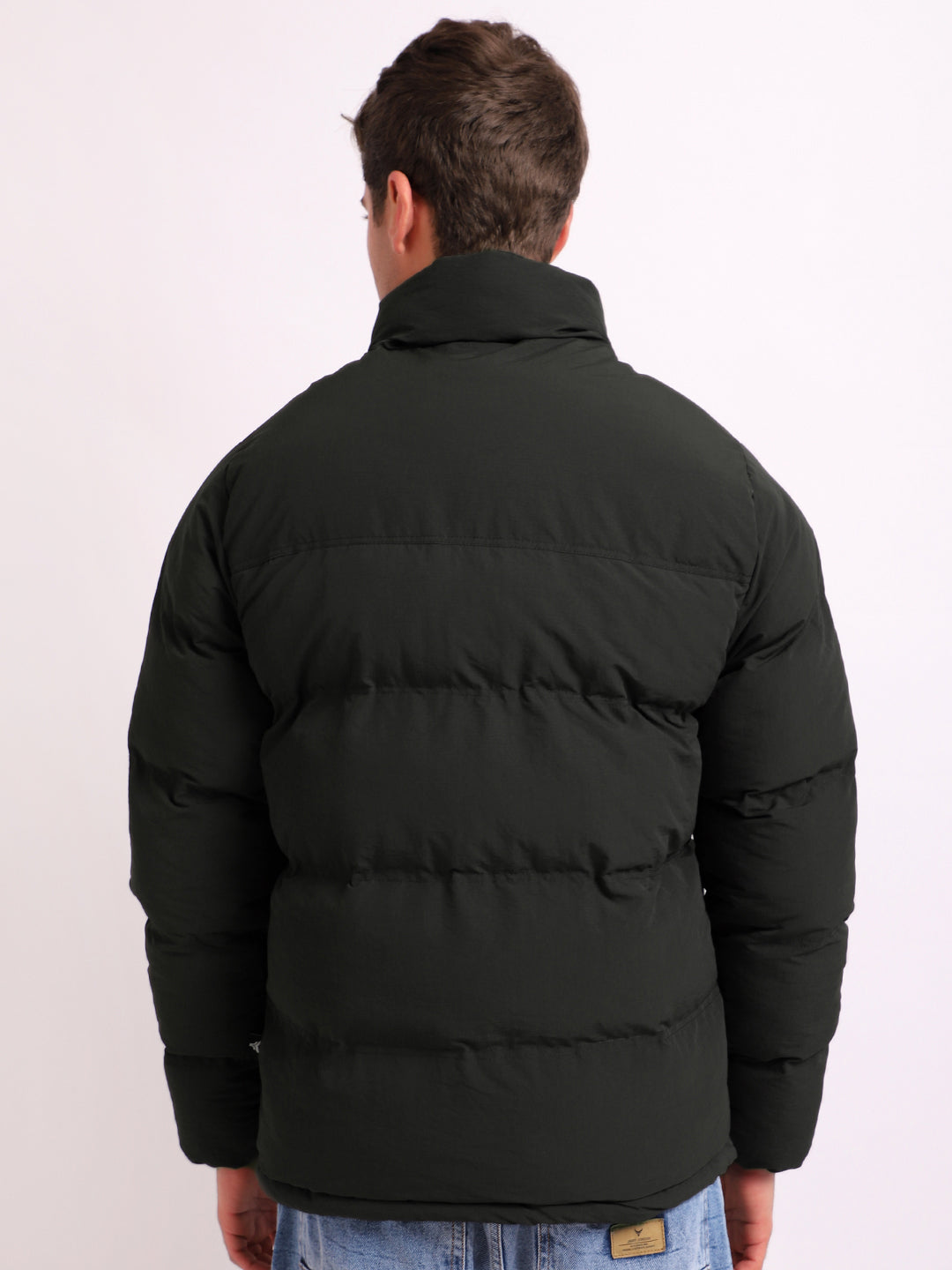 Northbound Olive Oversized Puffer Jacket