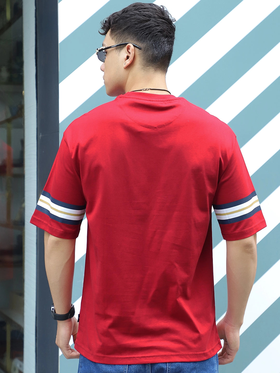 Drama  Magnet  Red  Oversized Tee
