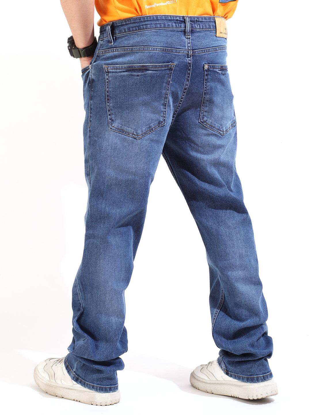 FOX JEANS Men's Carter Relaxed Fit Straight Blue Denim Jeans Size 32-44 |  eBay