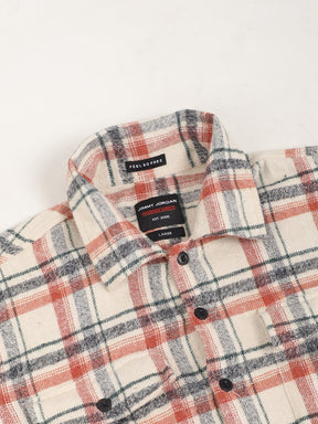 Flannel Check Shirt Men