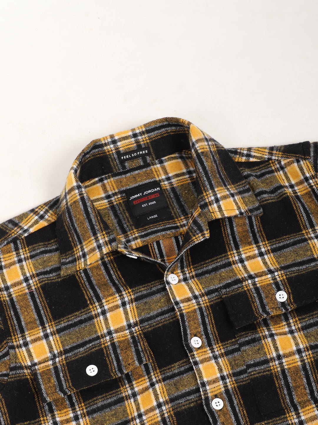 Flannel Black Check Shirt