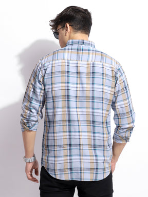 Quaint Check Sky Shirt