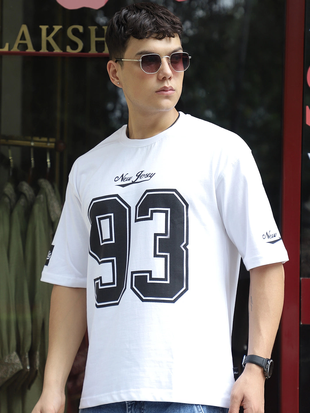 Unholy  Heat  White  Oversized  T-Shirt