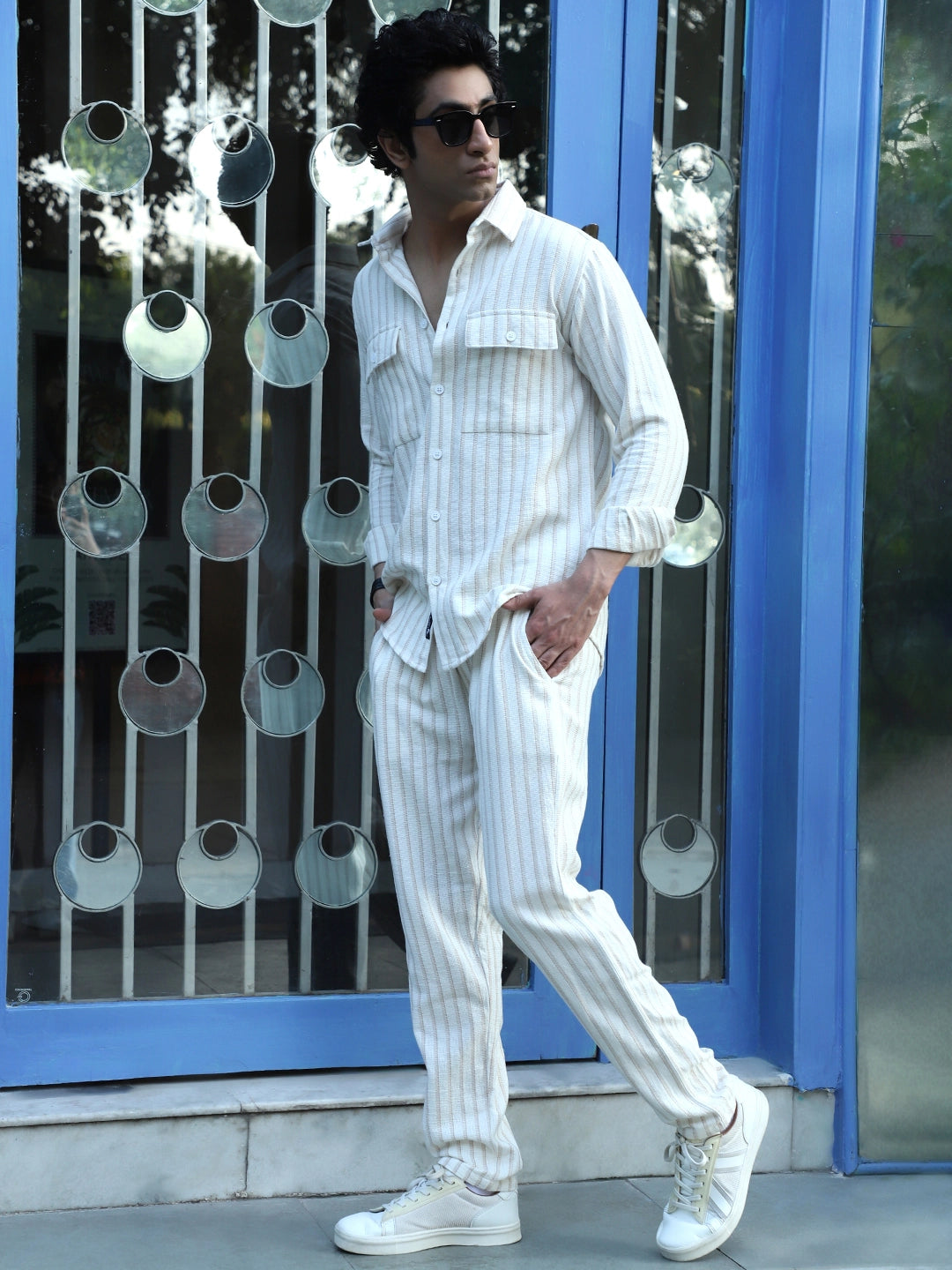Rolls Rhythm Brown Stripe Co Ord Set