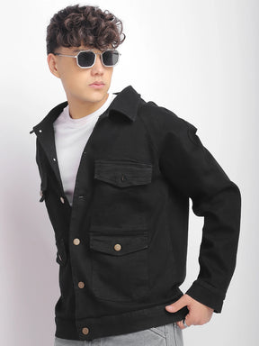 Prime Sculpt Black 4 Pocket Denim Jacket