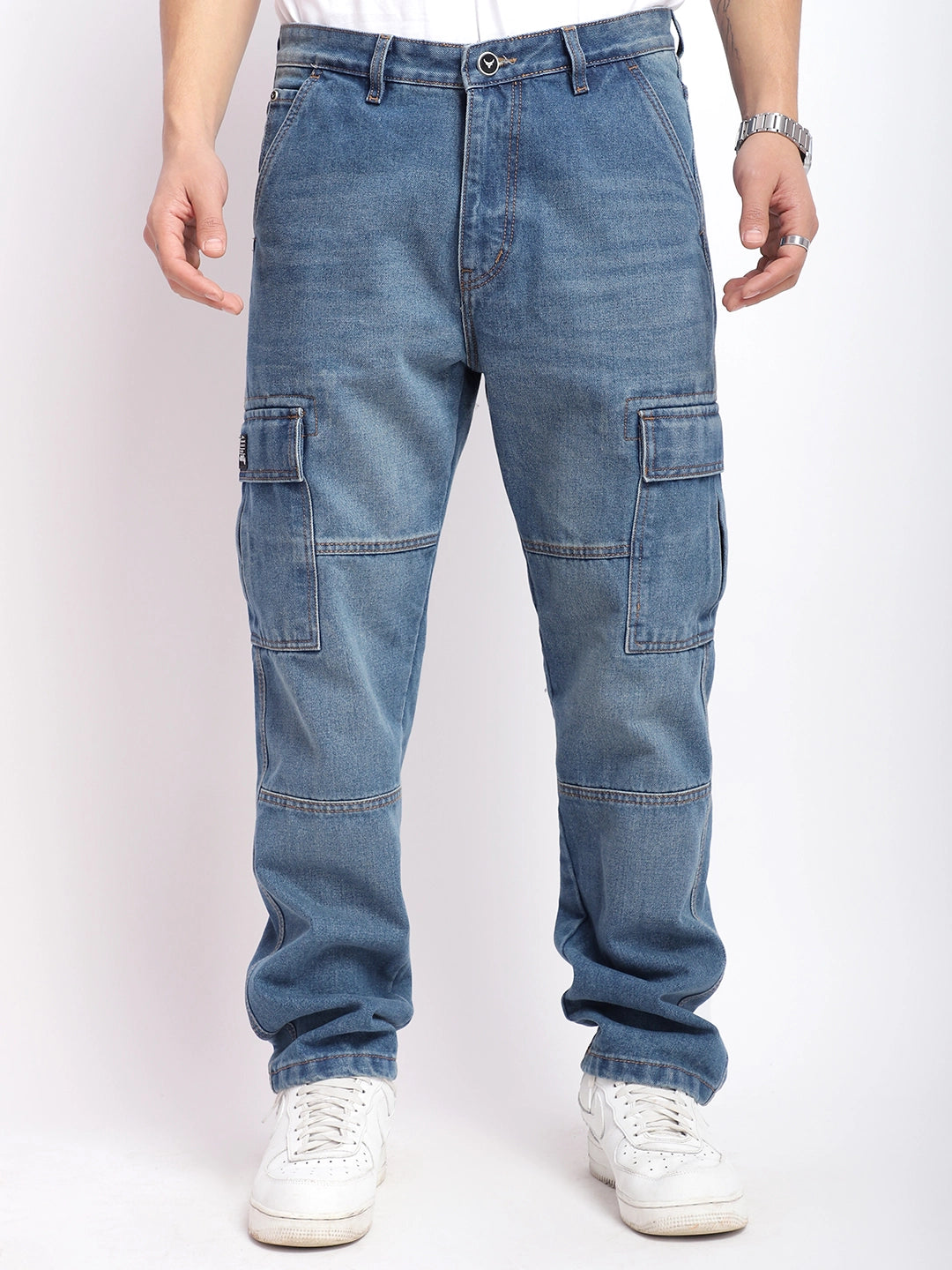 Twilight Fade Tint Blue Denim Jeans