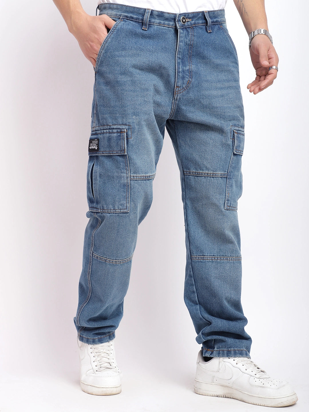 Twilight Fade Tint Blue Denim Jeans