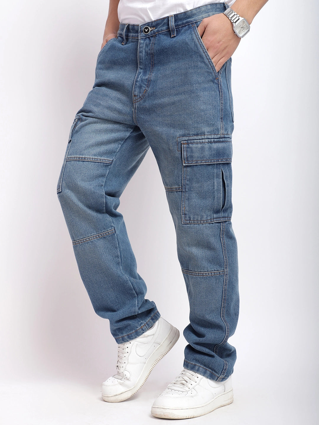 Twilight Fade Tint Blue Denim Jeans