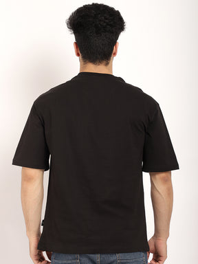 Adrenaline Rush Black Oversized T-Shirt