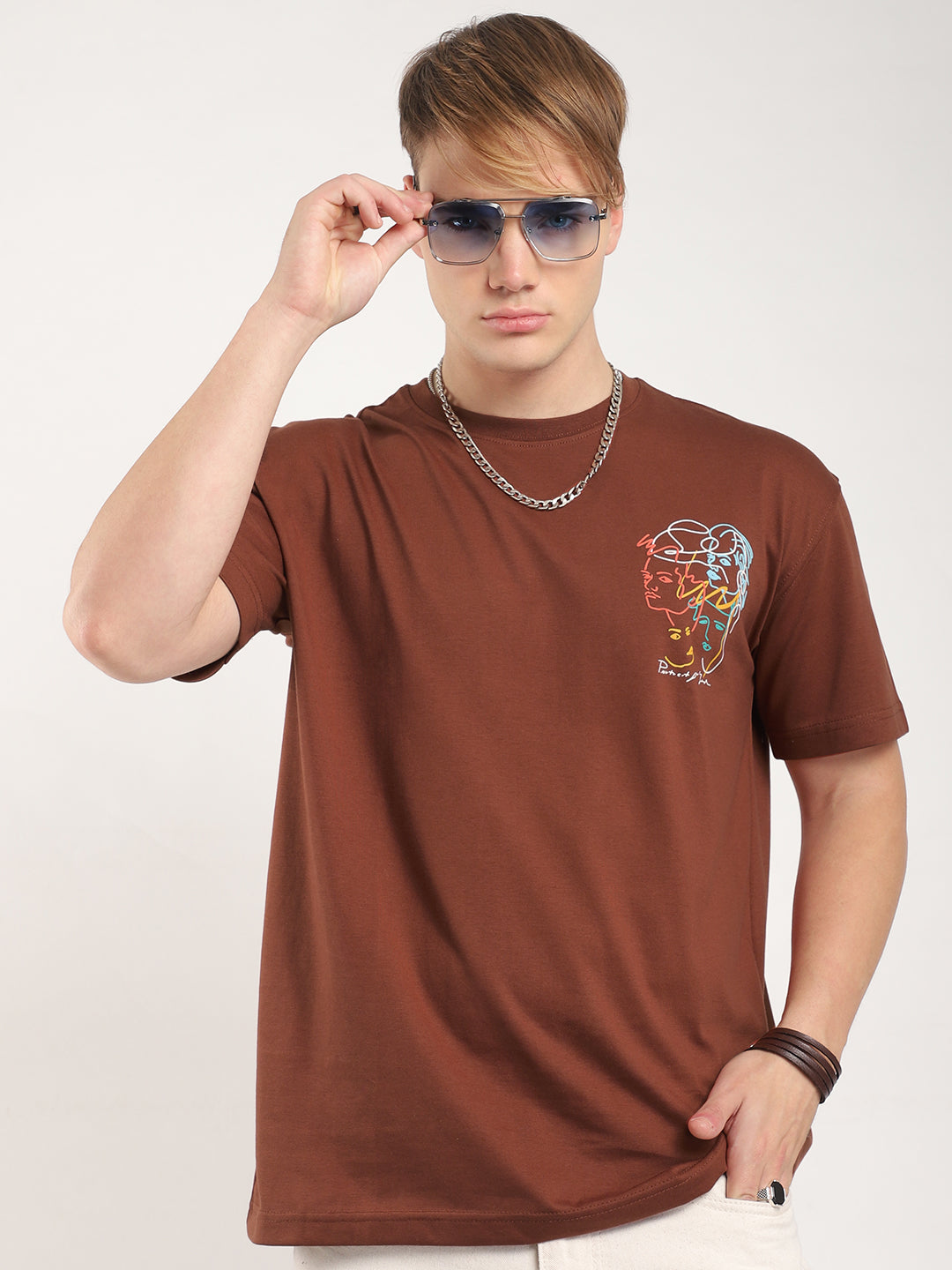 Comfort Brown Oversized T-Shirt