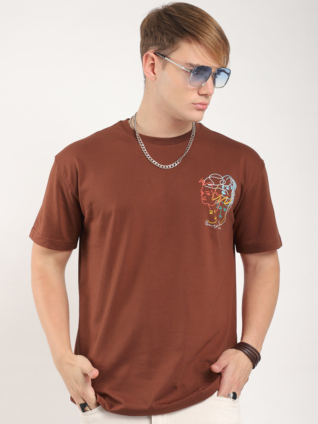 Comfort Brown Oversized T-Shirt