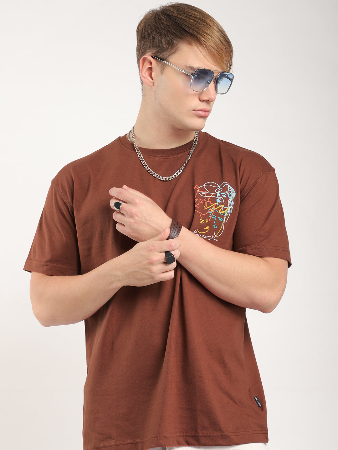 Comfort Brown Oversized T-Shirt