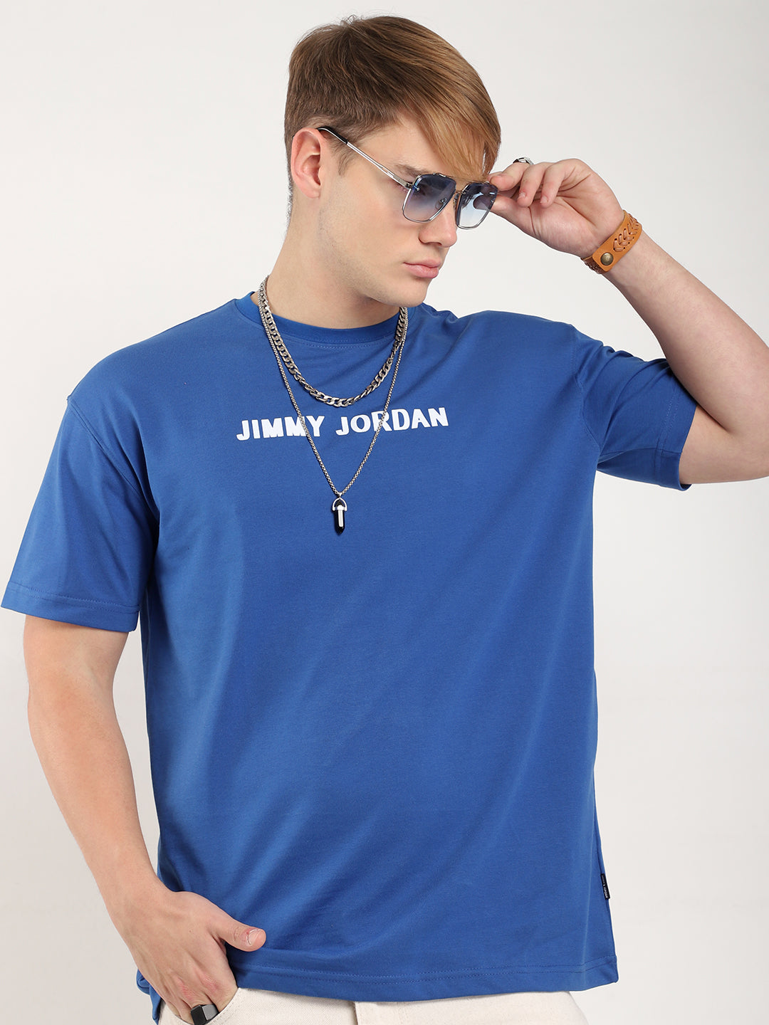 Wonder Oversized Royal Blue T-Shirt