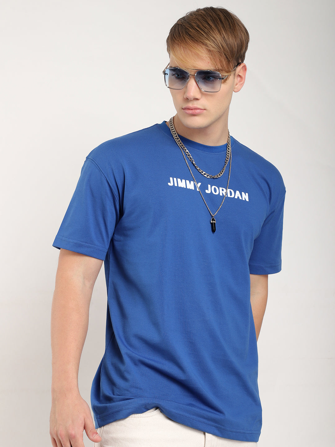 Wonder Oversized Royal Blue T-Shirt