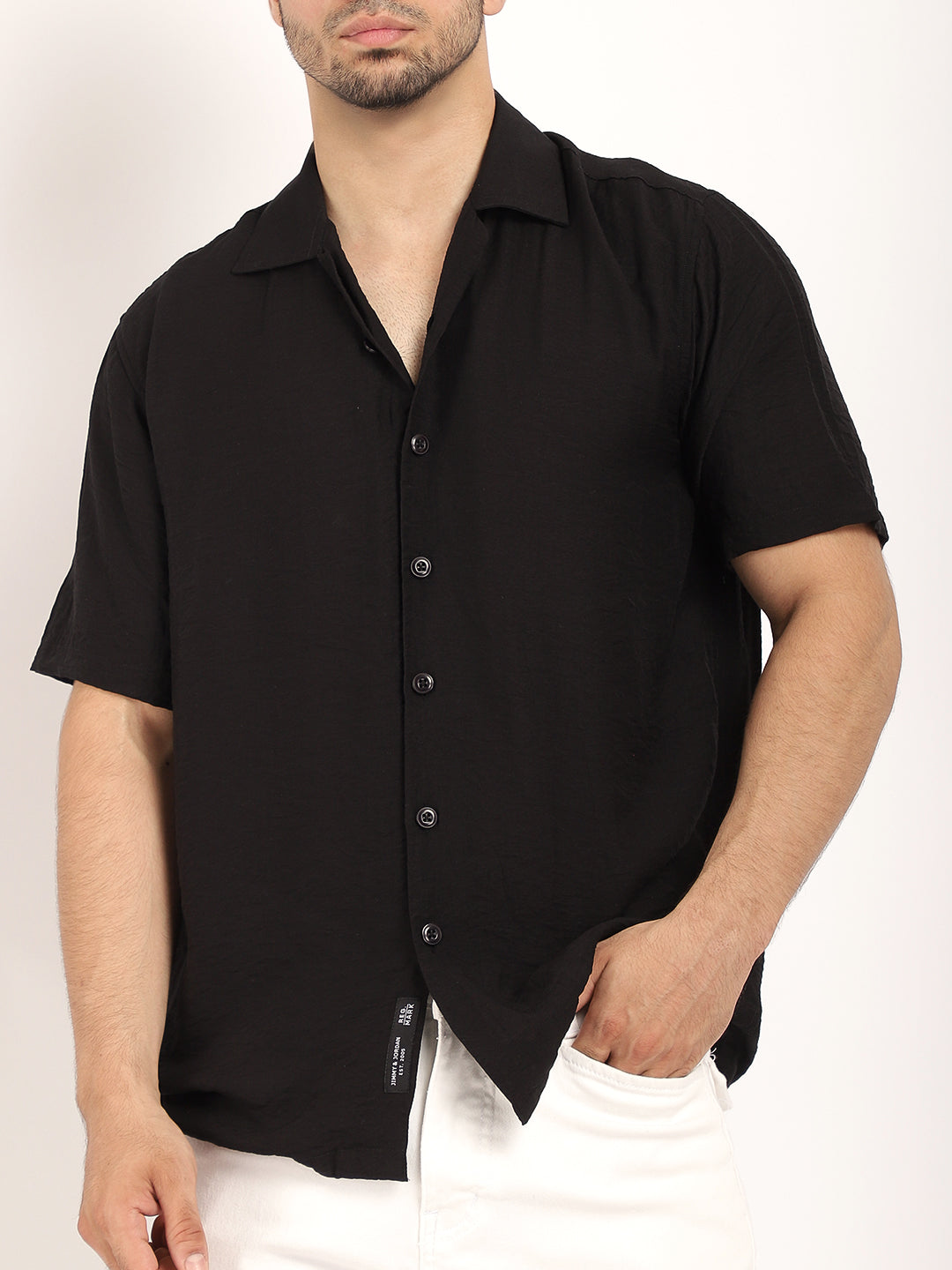Midnight Command Black Plain Shirt