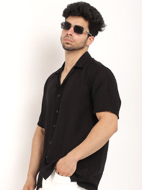 Midnight Command Black Plain Shirt