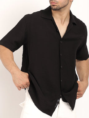 Midnight Command Black Plain Shirt