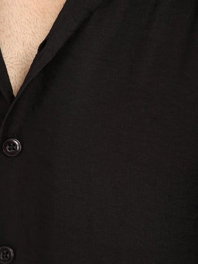 Midnight Command Black Plain Shirt