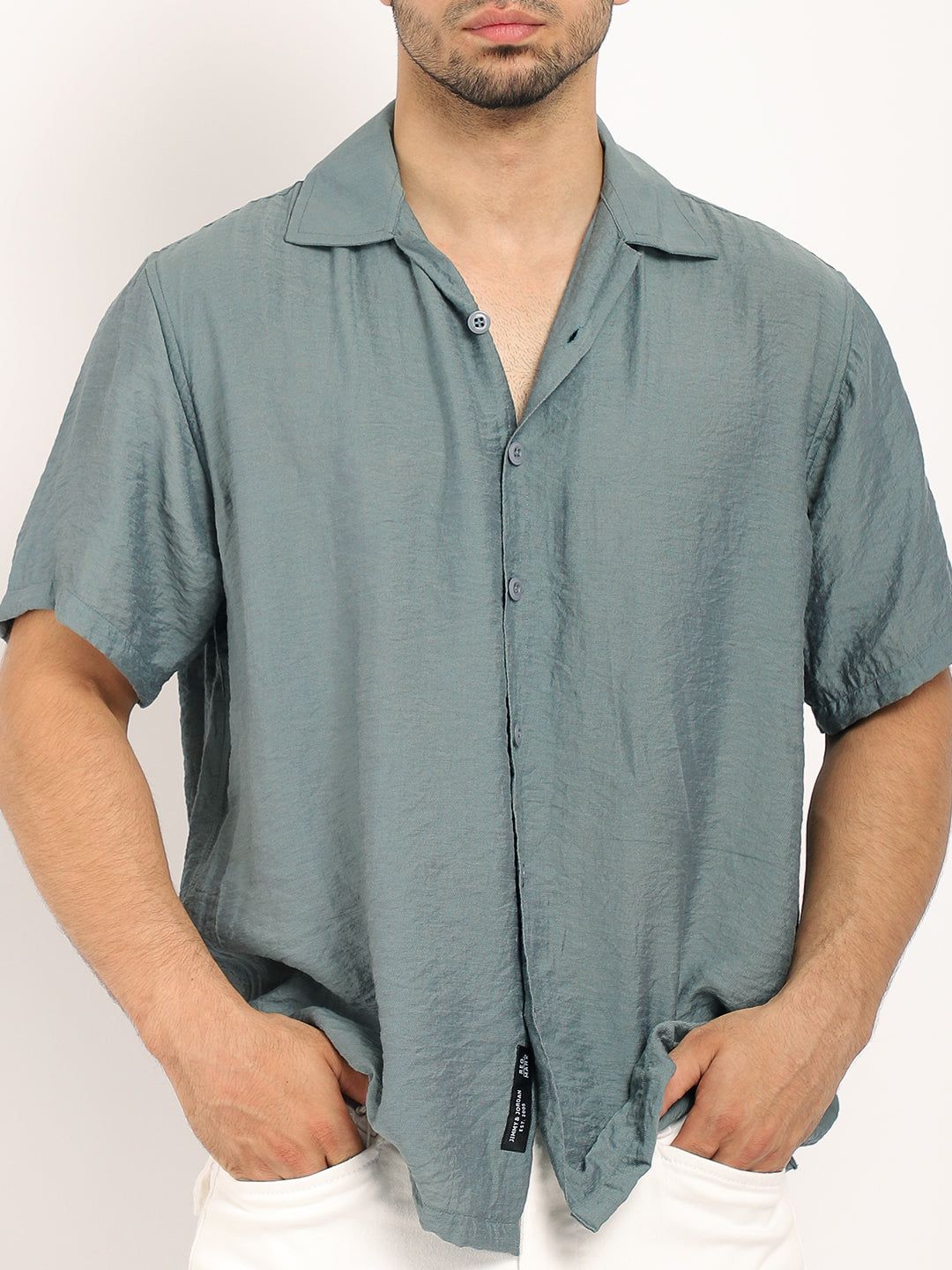 Midnight Command Shamrock Green Plain Shirt