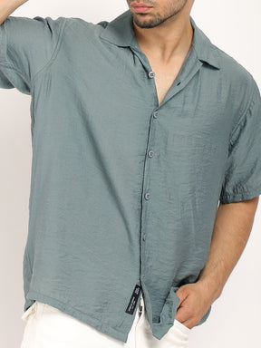 Midnight Command Shamrock Green Plain Shirt