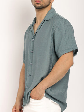 Midnight Command Shamrock Green Plain Shirt