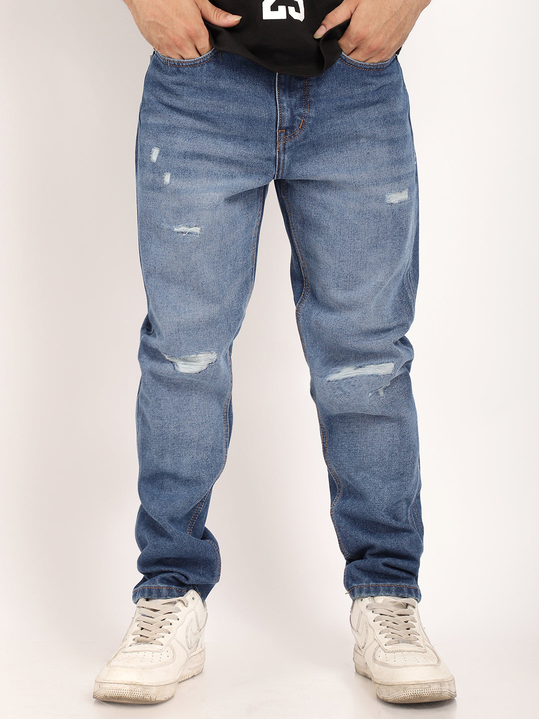 Marble Mist Blue Denim Jeans