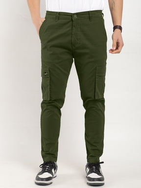 Royal Shades Olive Green Cotton Cargo