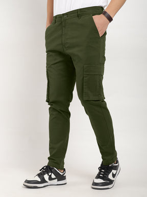 Royal Shades Olive Green Cotton Cargo